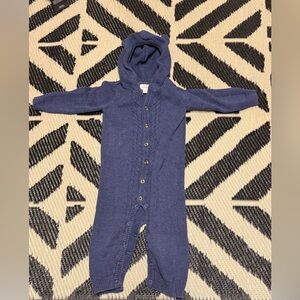 Cat & Jack Navy Blue Kids Footie One Piece